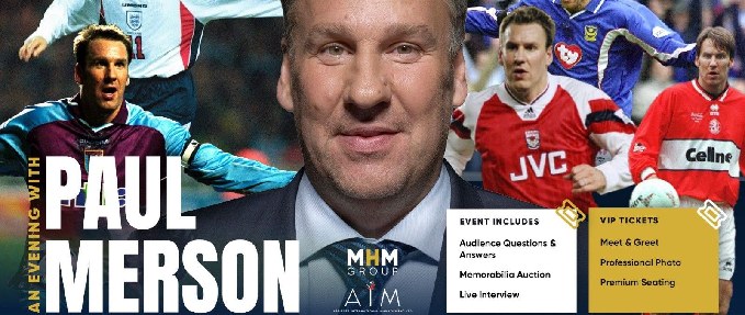 An Evening with Paul Merson with host Talksports Perry Groves